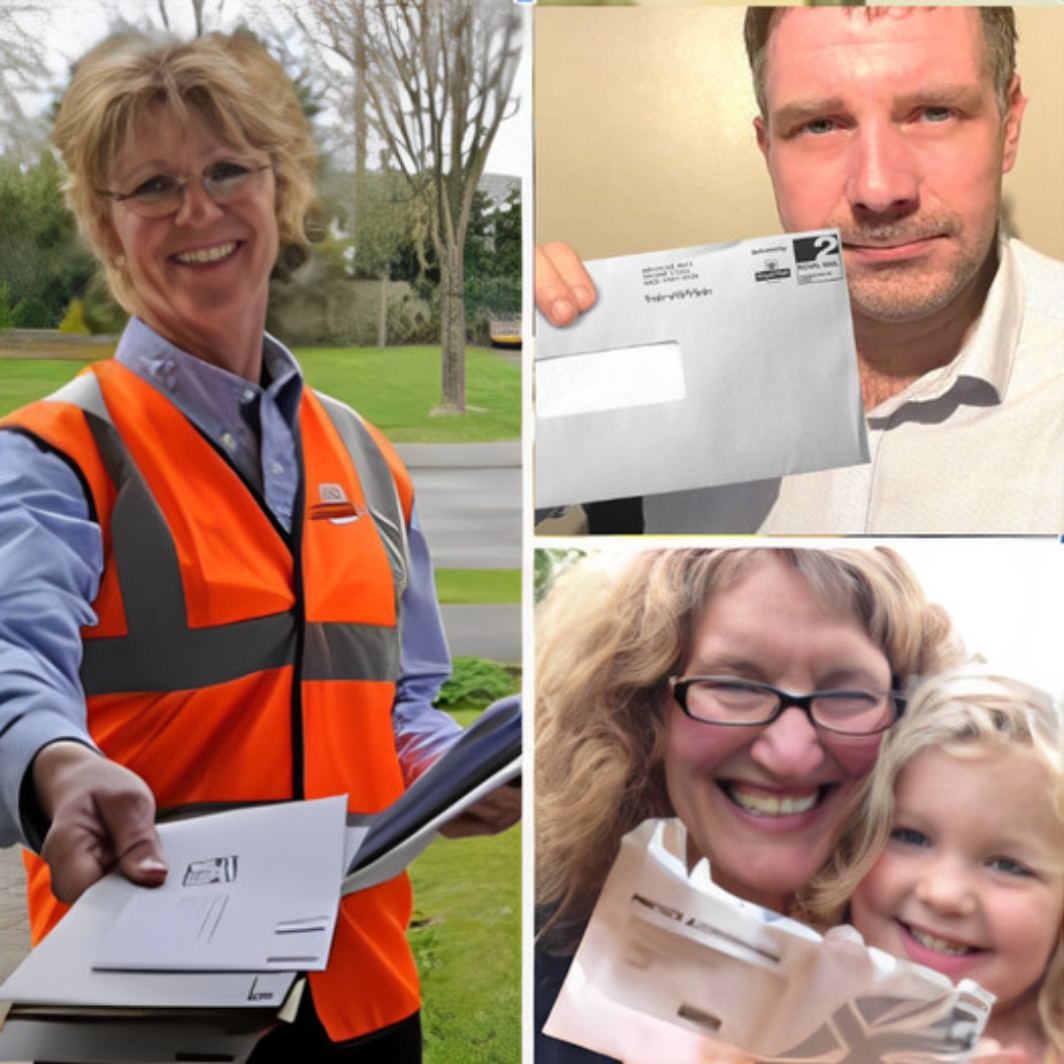 Happy customers with insurance documents